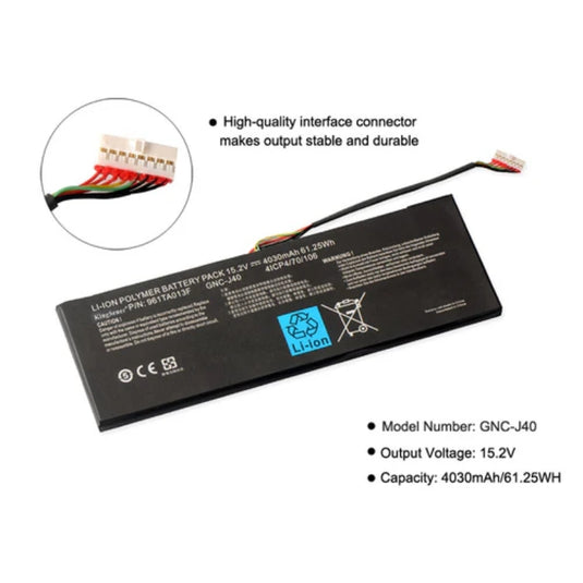 [GNC-J40] Gigabyte P34W P34F P34G P34K V5 V7 - Replacement Battery