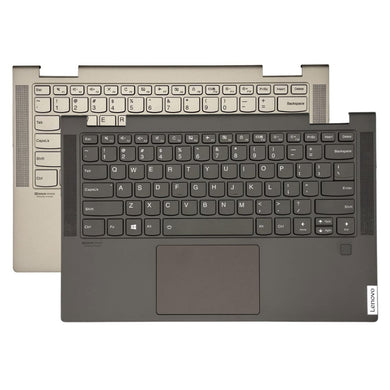 Lenovo Yoga C740-14 C740-14IML - Keyboard With Back Light & Trackpad Frame Housing Palmrest US Layout Assembly - Polar Tech Australia