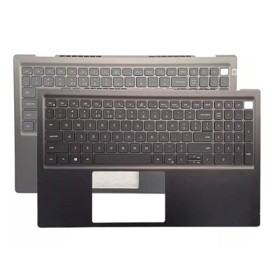 Dell Inspiron 15 Pro 5510 5515 P106F - Laptop Keyboard With Back Light Frame Cover Palmrest US Layout Assembly - Polar Tech Australia