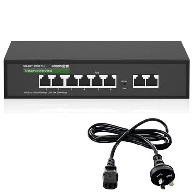 [PSE818R] 8 PoE Ports Gigabit Ethernet Desktop CCTV PoE Switch