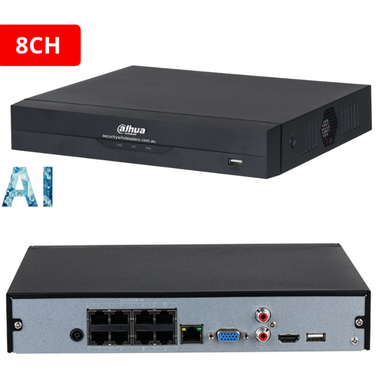 [DHI-NVR4108-8P-AI/ANZ] Dahua 8CH 4K 8 PoE AI SMD CCTV NVR Network Video Recorder  Security Camera System)