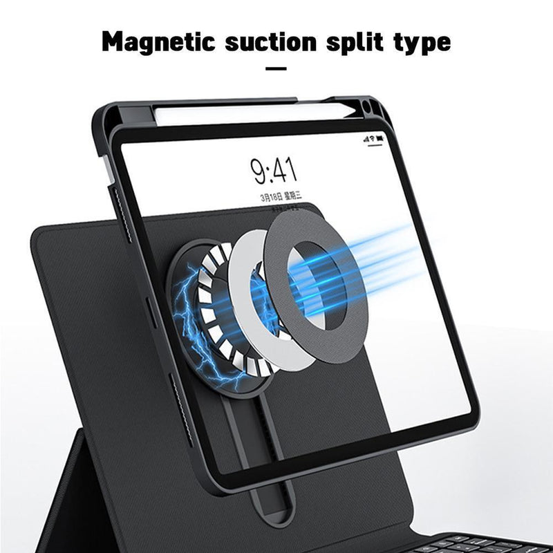 Cargue la imagen en el visor de la galería, Apple iPad Pro 11&quot; &amp; Air 4/5 10.9&quot; - Magic 360 Rotation Detachable Smart Wireless Trackpad Keyboard Flip Case - Polar Tech Australia
