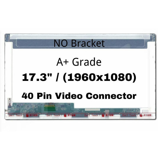 17.3" inch/A+ Grade/(1920x1080)/40 Pin/No Screw Bracket Laptop LCD Screen Display Panel - Polar Tech Australia