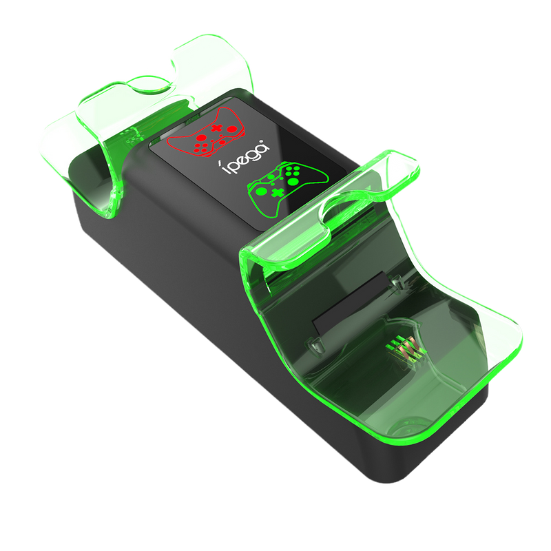 Cargue la imagen en el visor de la galería, Xboxes Series X &amp; S Luminous Base Dock Charging Station with Charging Indicator 2 Batteries - Game Gear Hub
