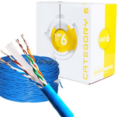 Cat6 (Copper Clad Aluminum) 305M 1000ft UTP Ethernet LAN Network Wire CCTV Internet Cable - Polar Tech Australia