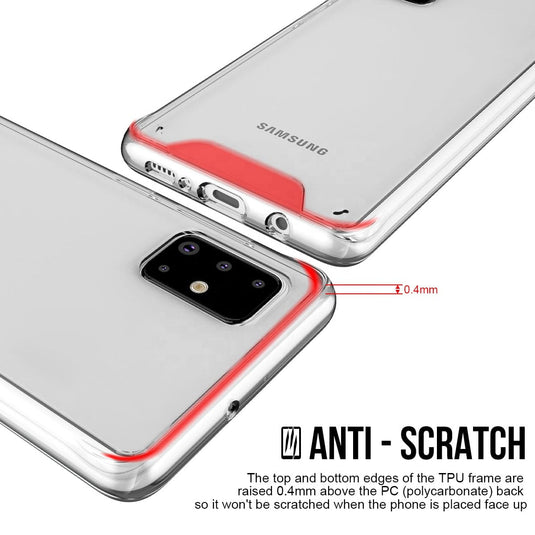 Samsung Galaxy A20/A30/A40/A50/A70 SPACE Transparent Rugged Clear Shockproof Case Cover - Polar Tech Australia