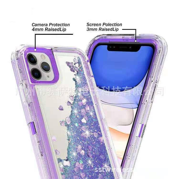 Cargue la imagen en el visor de la galería, Samsung Galaxy Note 10 / Note 10 Plus Glitter Clear Transparent Liquid Sand Watering Case - Polar Tech Australia
