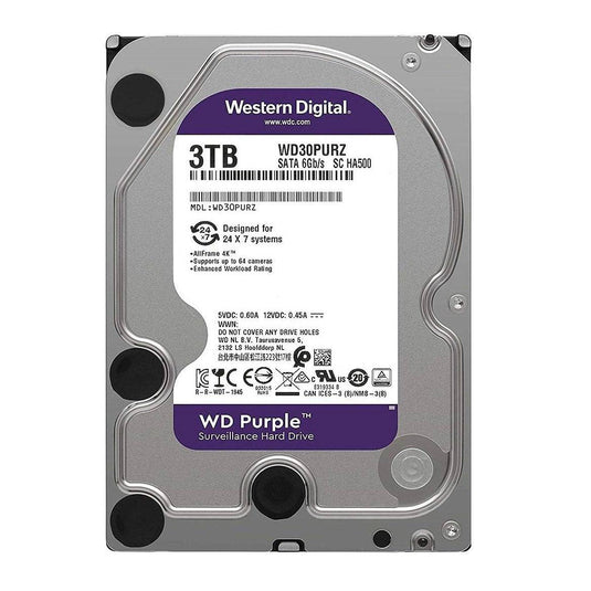 Western Digital WD 3TB Purple Surveillance Hard Drive - Polar Tech Australia